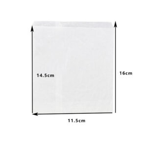 1/2 FLAT (8 OZ) WHITE BAG (1000PCS/PACK)