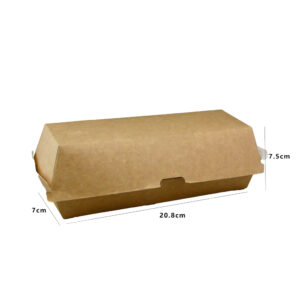 PAC KRAFT BOARD HOT DOG BOX (KB4) 400PCS/CTN