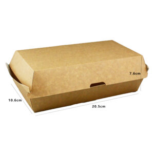 PAC KRAFT BOARD SNACK BOX LARGE (KB8) 250PCS/CTN