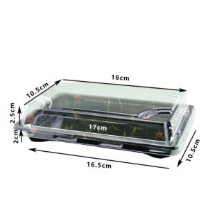 JC SA2 (813) LUXUARY SUSHI TRAY SET  BLACK(100PCS X 5SET)