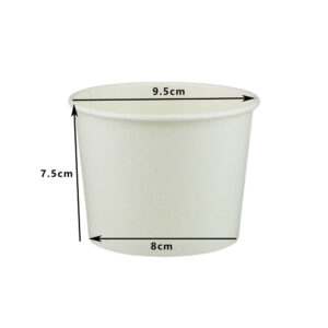 JC 390ML PAPER BOWL – WHITE (50PCS X 20SLV)