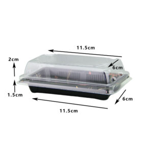 JC SA9 LUXUARY SUSHI TRAY SET BLACK (100PCS X 10SLV)