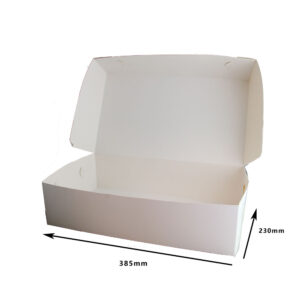 1/4SLAB 230MM X 385MM CAKE BOX 100PCS DP