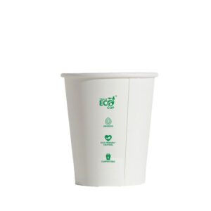 8OZ *WIDE* SW COFFEE CUP WHITE (50PCS X 20SLV)