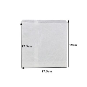 HC 1 SQ WHITE BAG (500PCS/PACK)