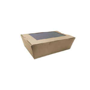 PAC WINDOW LUNCH BOX LARGE (50PCS X 4SLV)