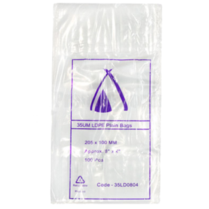 TP 8 X 4 LDPE BAG 35UM (100PCS X 10PACK)