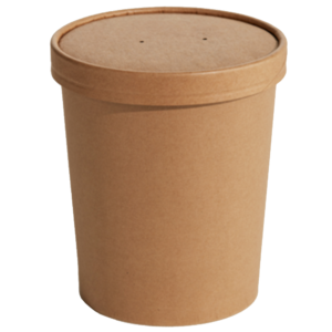 PN BETA KRAFT FOOD CONTAINER + LID 32OZ (25PCS X 10SLV)