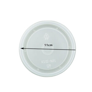 PAC PP LID FOR 12/16OZ TUBS  (50PCS X 10SLV)