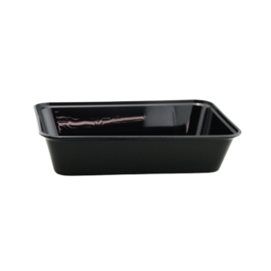 E500 BLACK RECTANGULAR CONTAINERS (50PCS X 10SLV)