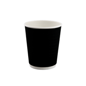 TP COFFEE CUP 12OZ BLACK (25 CUPS X 20SLV)