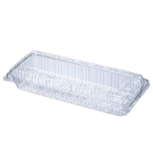 JC LONG SUSHI TRAY WITH LOCK (100PCS X 9SLV)