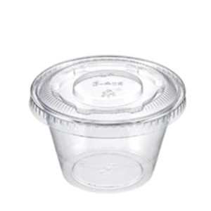 HW 4OZ (120ML) PET SAUCE CONTAINER (125PCS X 20SLV)