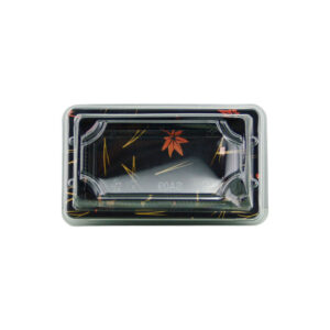 JC SA9 LUXUARY SUSHI TRAY SET BLACK (100PCS X 10SLV)