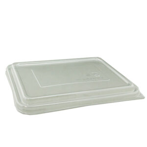 BP RPET LID FOR 2/3 COMPARTMENT BIOCANE TAKEAWAY BASE (125PCS X 4SLV)