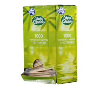 TOOTH PICKS INDIVIDUALLY CELLO WRAPPED 1000PCS