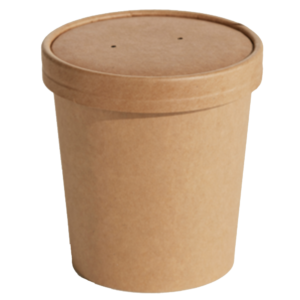 PN BETA KRAFT FOOD CONTAINER + LID 16OZ (25PCS X 10SLV)