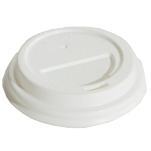 TRAVEL LID FOR 4OZ COFFEE CUP WHITE (100PCS X 10SLV)