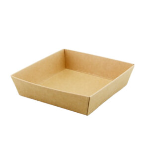 HW ECO PASTRY BOX SQUARE (50PCS X 8SLV)