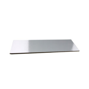 1/4SLAB 220MM X 380MM SILVER CAKE BOARD 50PCS DP