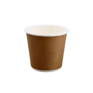 8OZ *WIDE* DW COFFEE CUP KRAFT (25PCS X 20SLV)