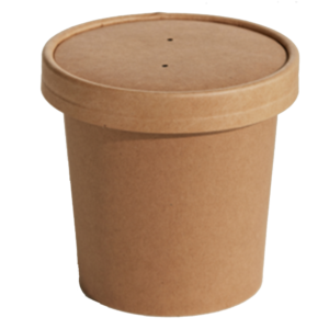 PN BETA KRAFT FOOD CONTAINER + LID 12OZ (25PCS X 10SLV)