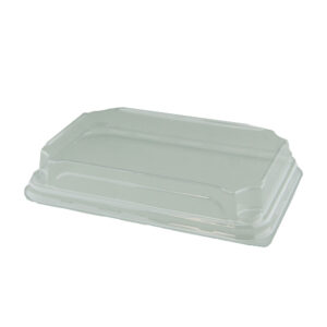 PET LID FOR #5 PAPER SUSHI TRAY
