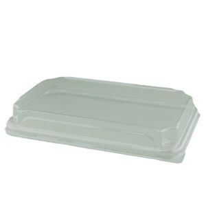 PET LID FOR #7 PAPER SUSHI TRAY