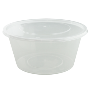 EP 2500ML PLASTIC BOWL CLEAR (50PCS X 4PACK)