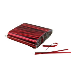 CW 3 75MM PLASTIC TWISTIES –  RED (1000PCS/PACK)”