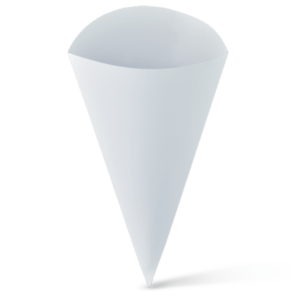 DET SMALL FOOD CONE (Q148S0001) (500PCS/CTN)