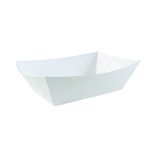DET FOOD TRAY 5 WHITE (P282S0001) (400PCS/CTN)