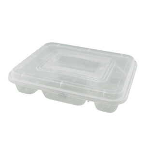 KK 4 COMPARTMENT LUNCH BOX (50PCS X 3SLV)