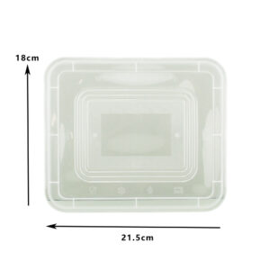 KK 4 COMPARTMENT LUNCH BOX (50PCS X 3SLV)