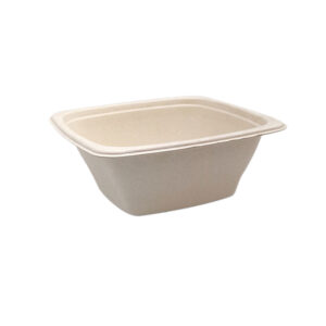 PAC 32OZ SUGARCANE SQUARE CONTAINER (75PCS X 4SLV)