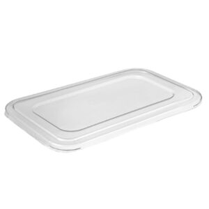 PAC PET LID FOR 4 COMPARTMENT SUGARCANE TRAY (50PCS X 6SLV)