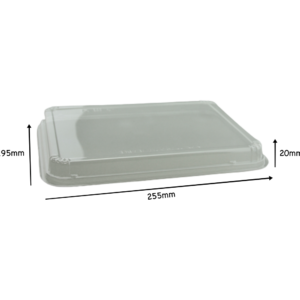 JC 8306 BENTO TRAY LID (50PCS X 4SLV)