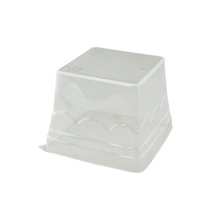 JC SQUARE DESSERT TRAY LID (A02) (50PCS X 10SLV)