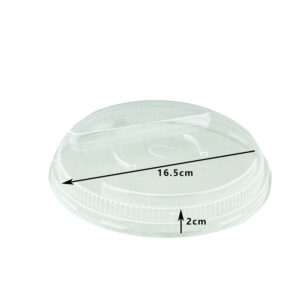 JC 620/900ML PAPER BOWL DOME LID – CLEAR (50PCS X 12SLV)