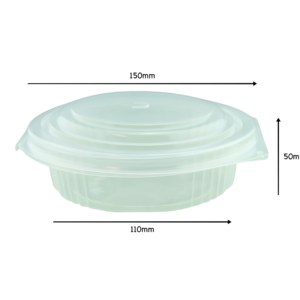JC 740/850/1000ML PAPER BOWL INSERT LID (50PCS X 6SLV)