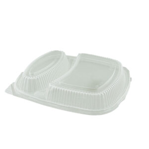 JC LID FOR 2 COMPARTMENT LUNCH BOX BLACK (200PCS/CTN)