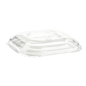 BP PET DOME LID FOR 280,480,630 SQUARE CONTAINER (50PCS X 12SLV)