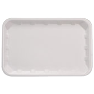 IKON FOAM TRAY 8X5 SHALLOW WHITE (125PCS X 8SLV)