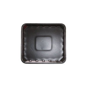 IKON FOAM TRAY 8X7 SHALLOW BLACK (125PCS X 6SLV)