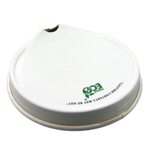PN COMPOSTABLE PAPER SIP LID FOR 8OZ PAPER CUP (50PCS X 20SLV)