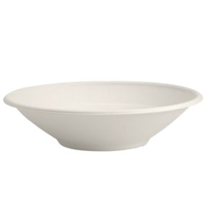 QP 24OZ SUGARCANE BOWL WHITE (50PCS X 8SLV) – NEW