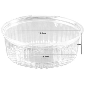 24 OZ SHOW BOWL WITH FLAT LID (50PCS X 3SLV)